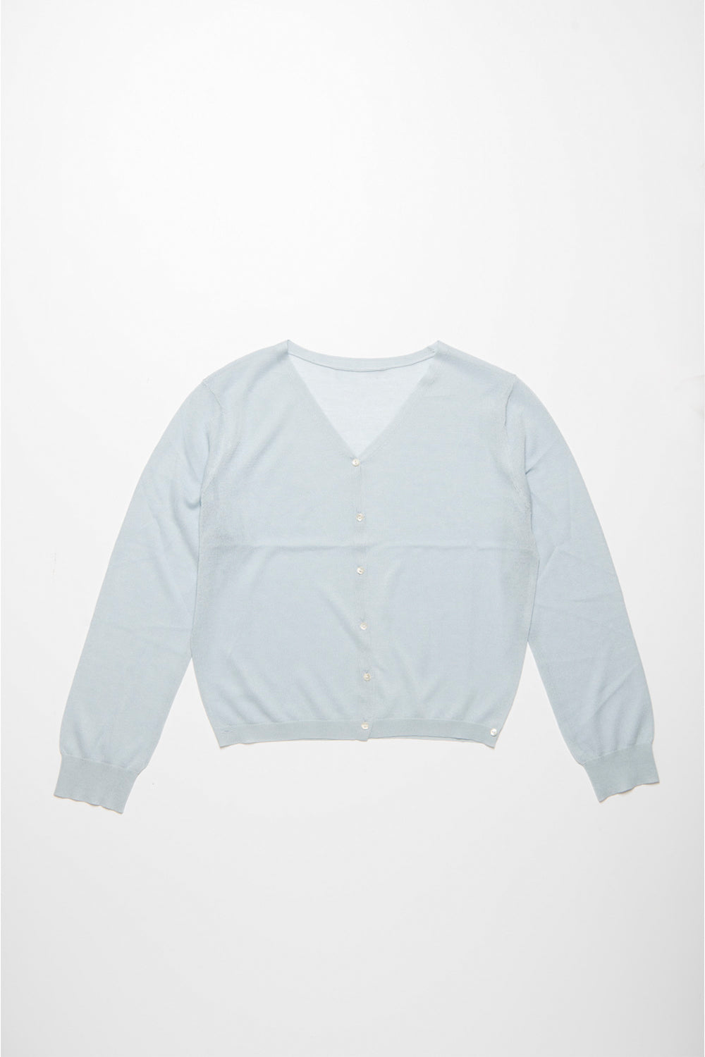 シアーVネックカーディガン