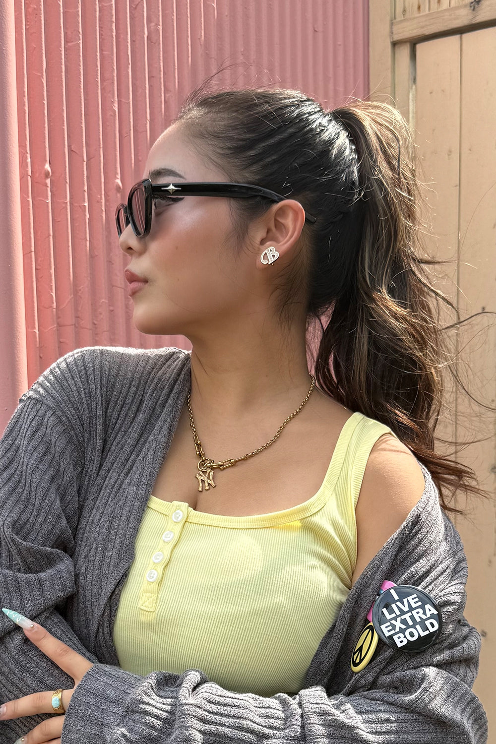 B ICON EARRRINGS