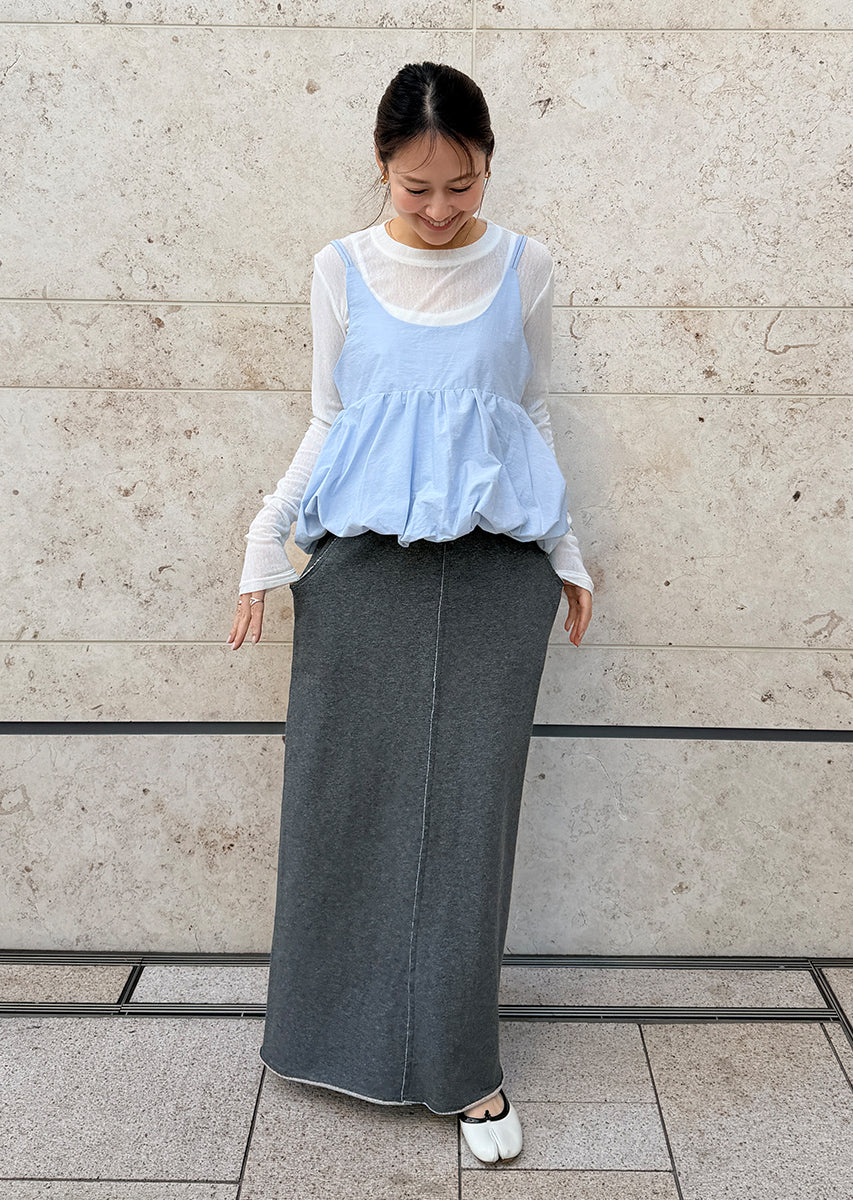 バルーンキャミレイヤードトップス