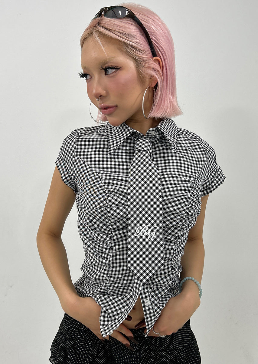 COMPACT GINGHAM CHECK SHIRT