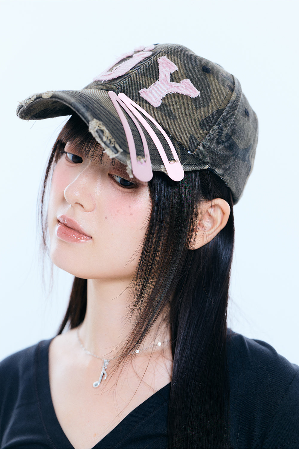 Pin set Patchwork cap+pouch (CAMO)