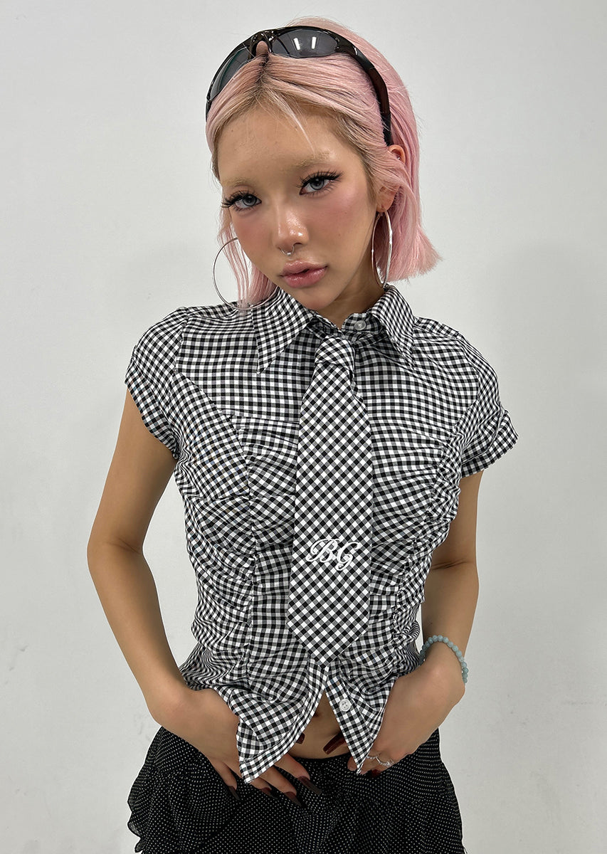 COMPACT GINGHAM CHECK SHIRT