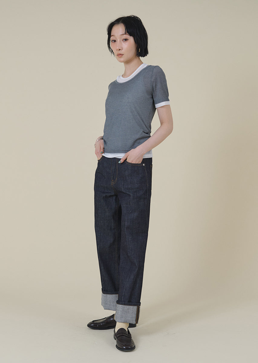 レイヤードシアートップス