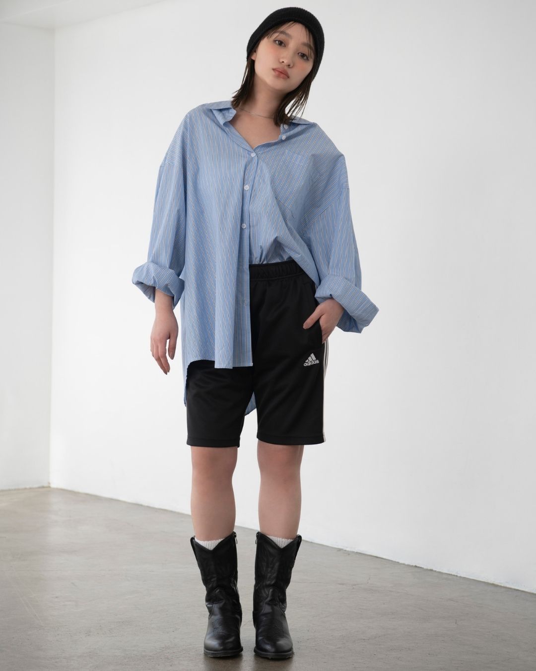 BIGストライプシャツ