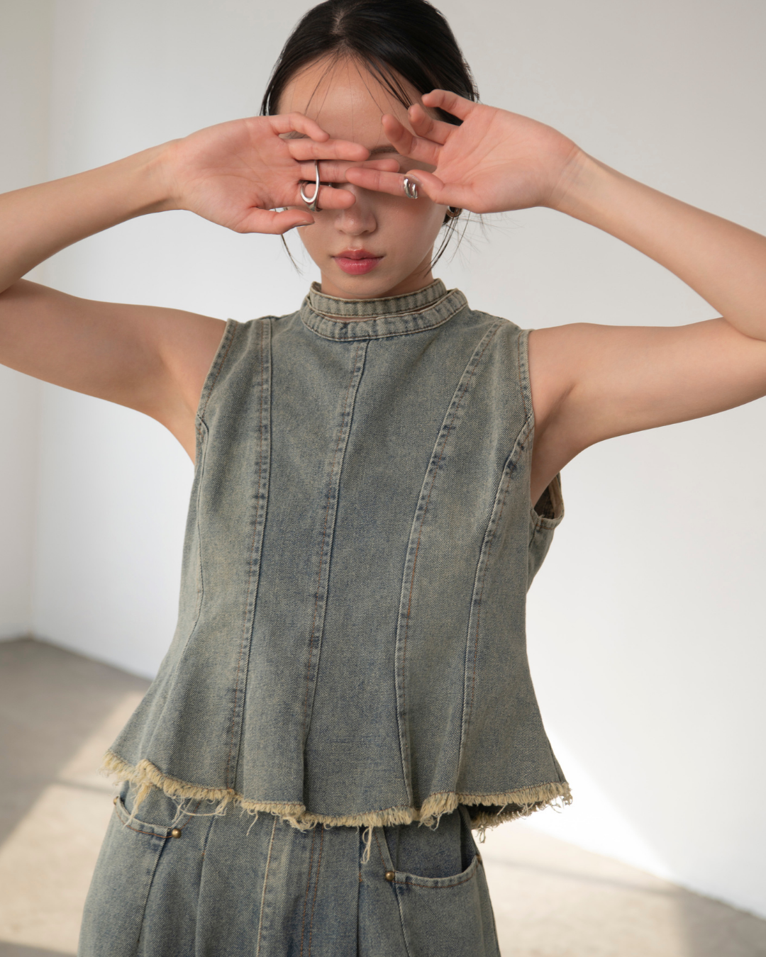 ヴィンテージカットデニムセットアップ