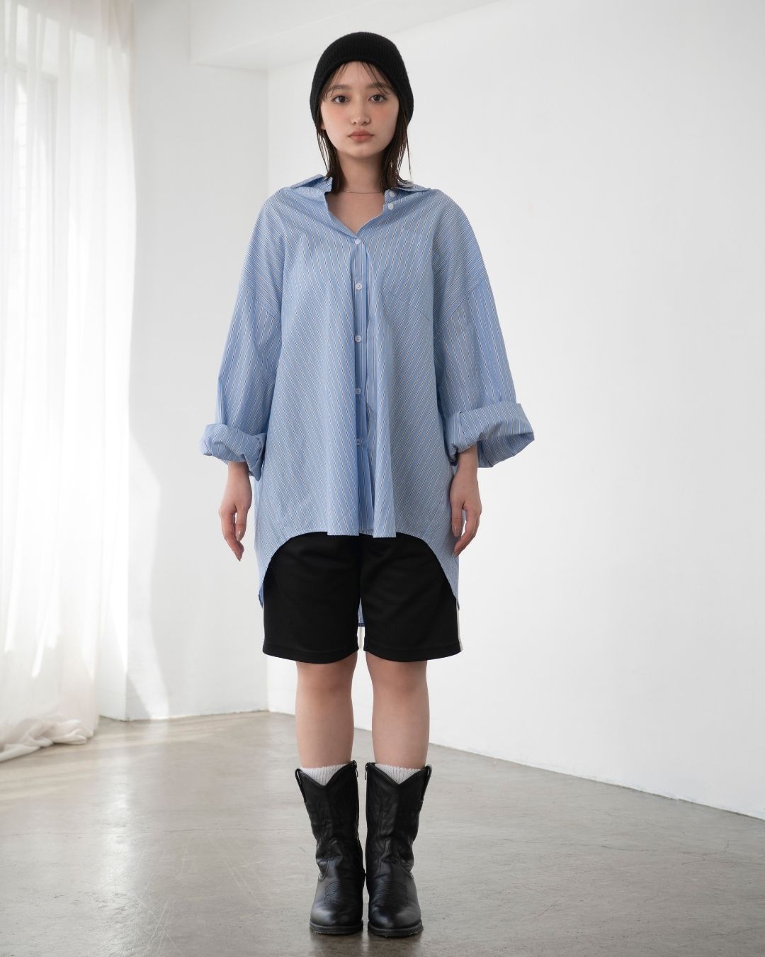 BIGストライプシャツ