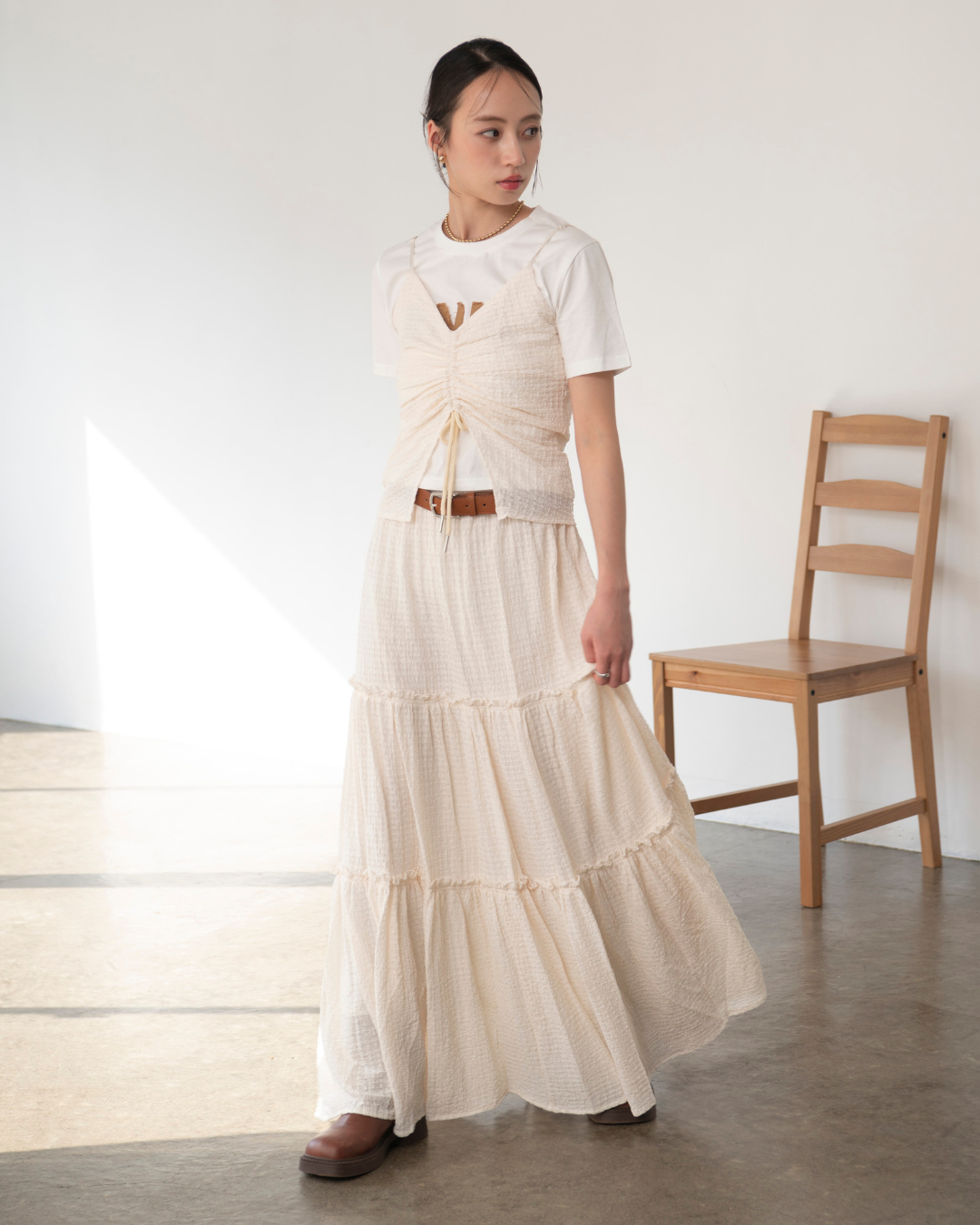 レースロングスカート