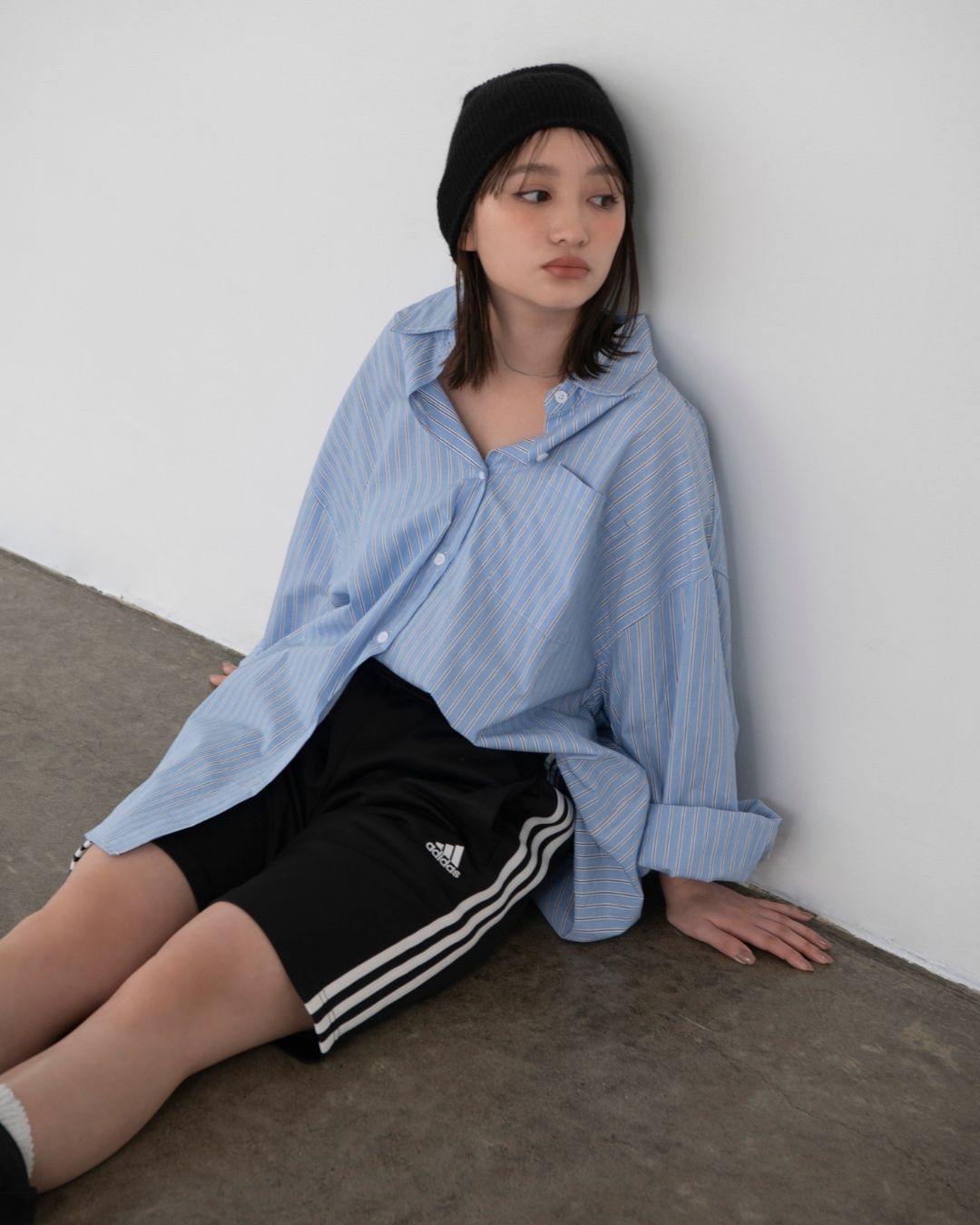 BIGストライプシャツ