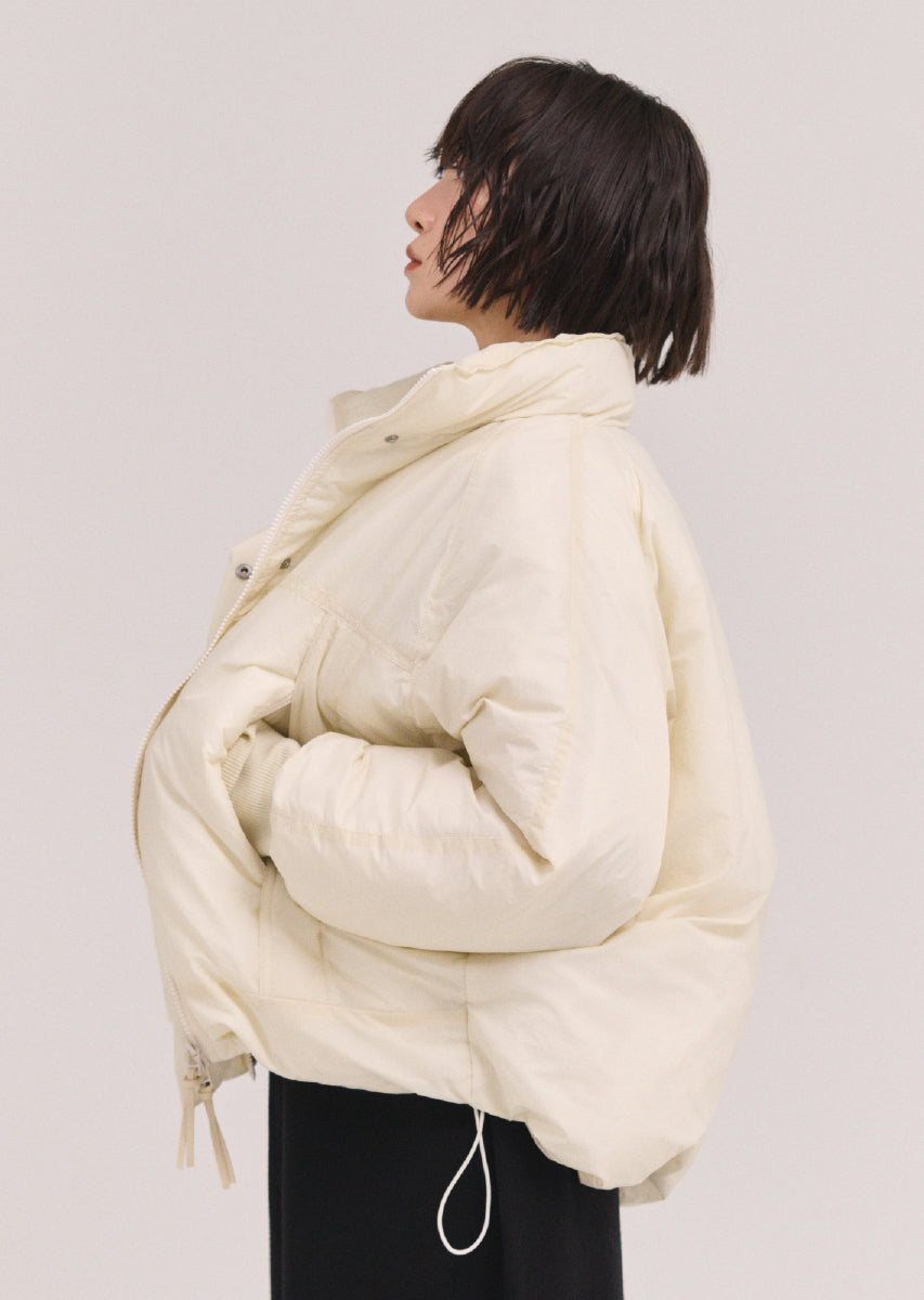 ワッシャーショートブルゾン