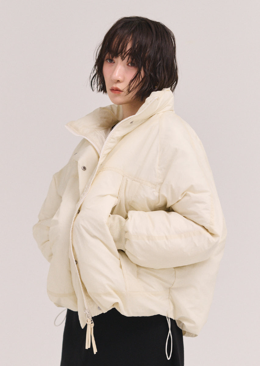 ワッシャーショートブルゾン