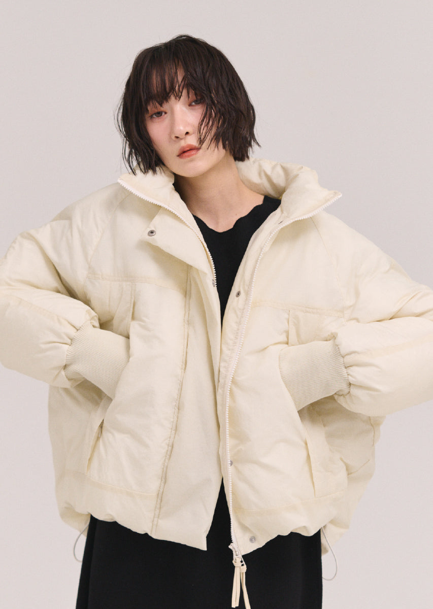 ワッシャーショートブルゾン