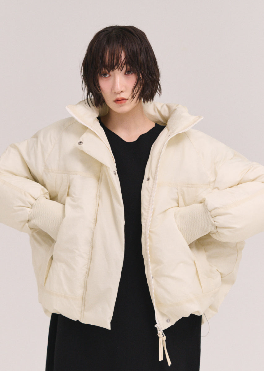 ワッシャーショートブルゾン