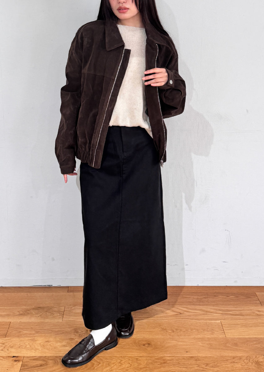 フェイクスウェードブルゾン