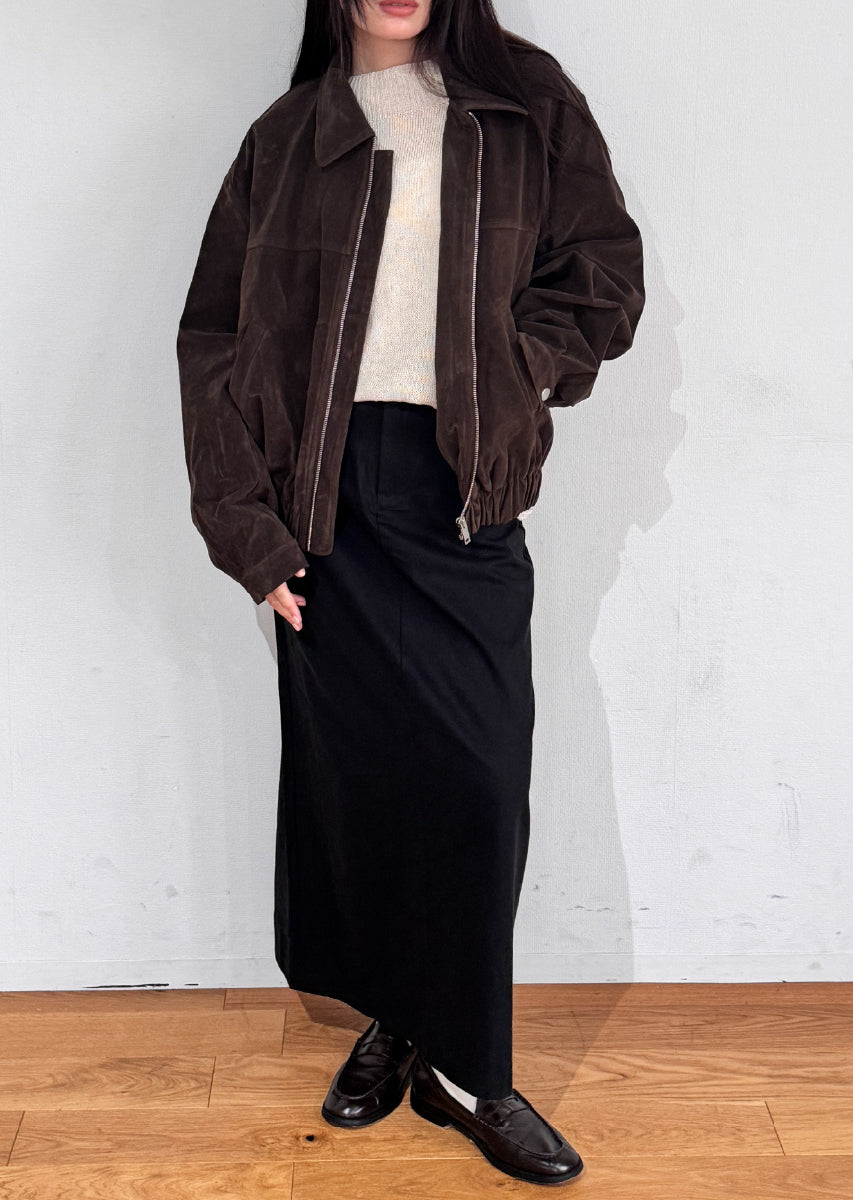 フェイクスウェードブルゾン