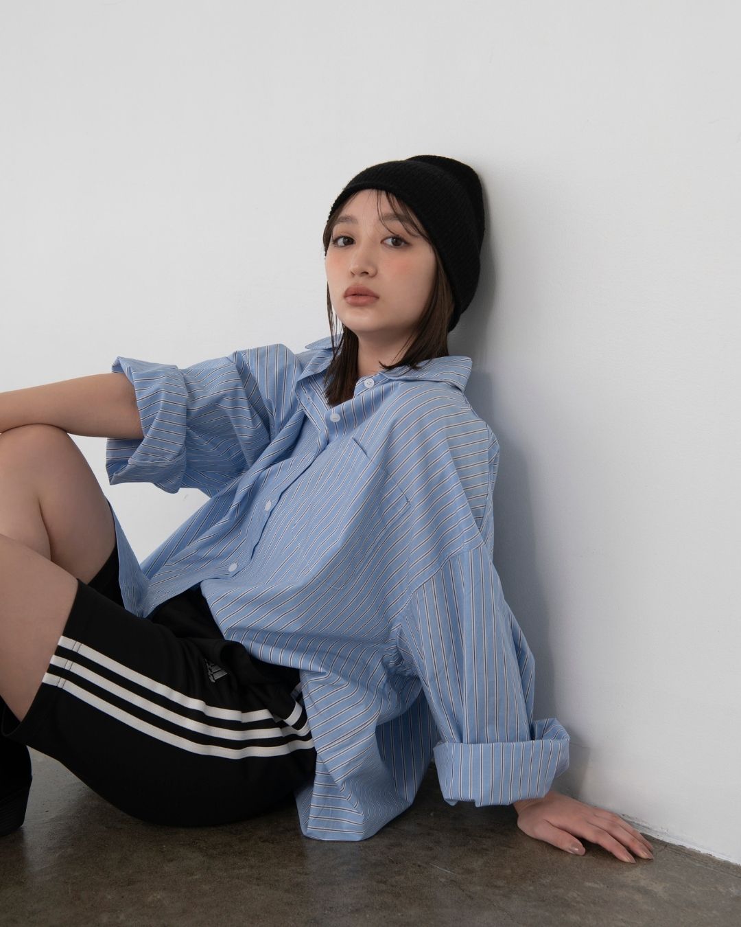 BIGストライプシャツ