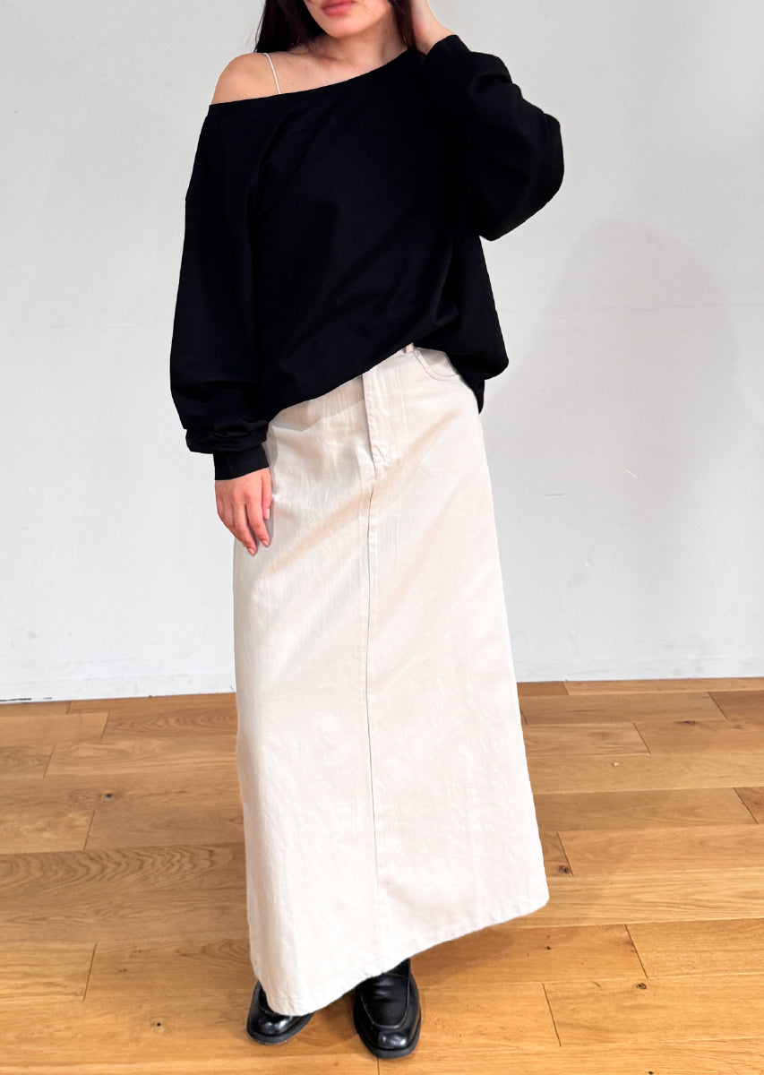 カットオフショルトップス