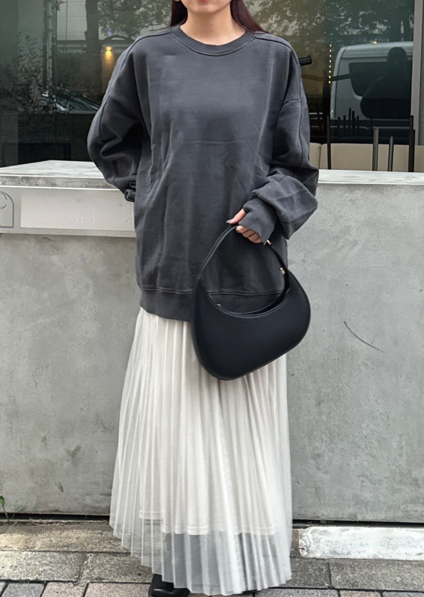 ムーンショルダーバッグ