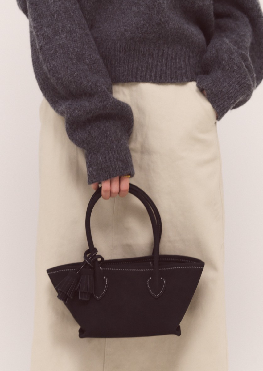 フェイクスエードタッセルトートBAG