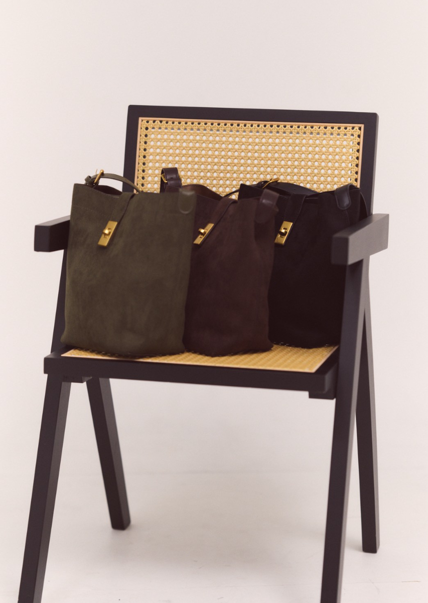 フェイクスエードスクエアバッグ