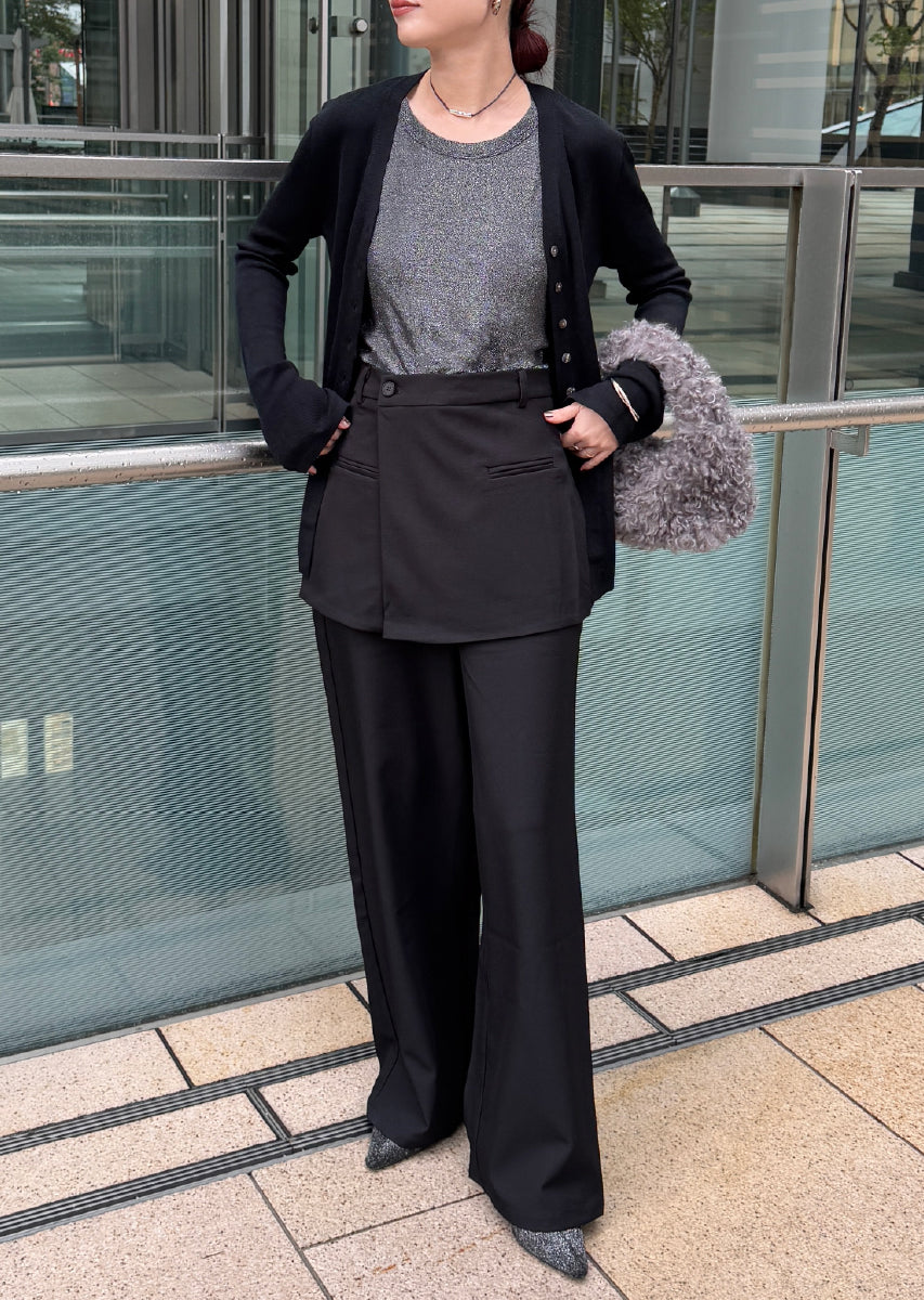 SELECT by CREAM レイヤードパンツ