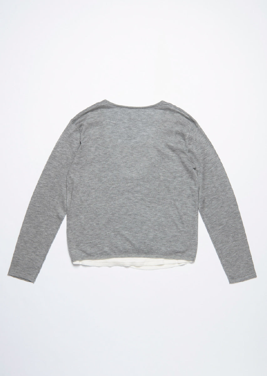 レイヤードニットトップス