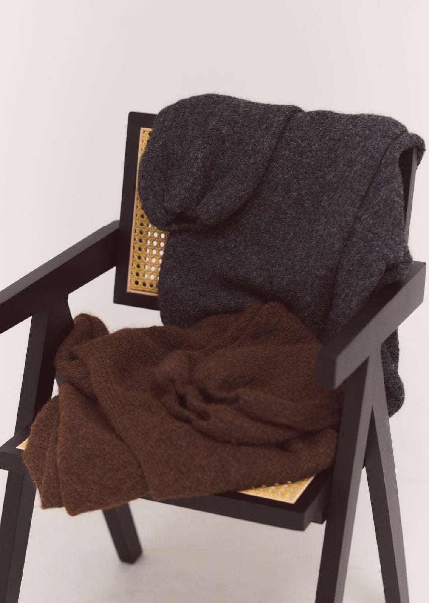 シャギーニットコクーンカーディガン