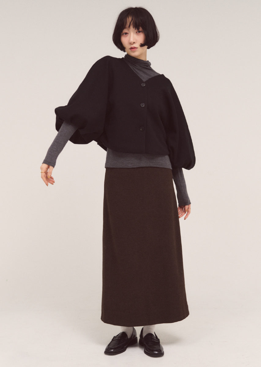 ウォームジャージートレートロングスカート