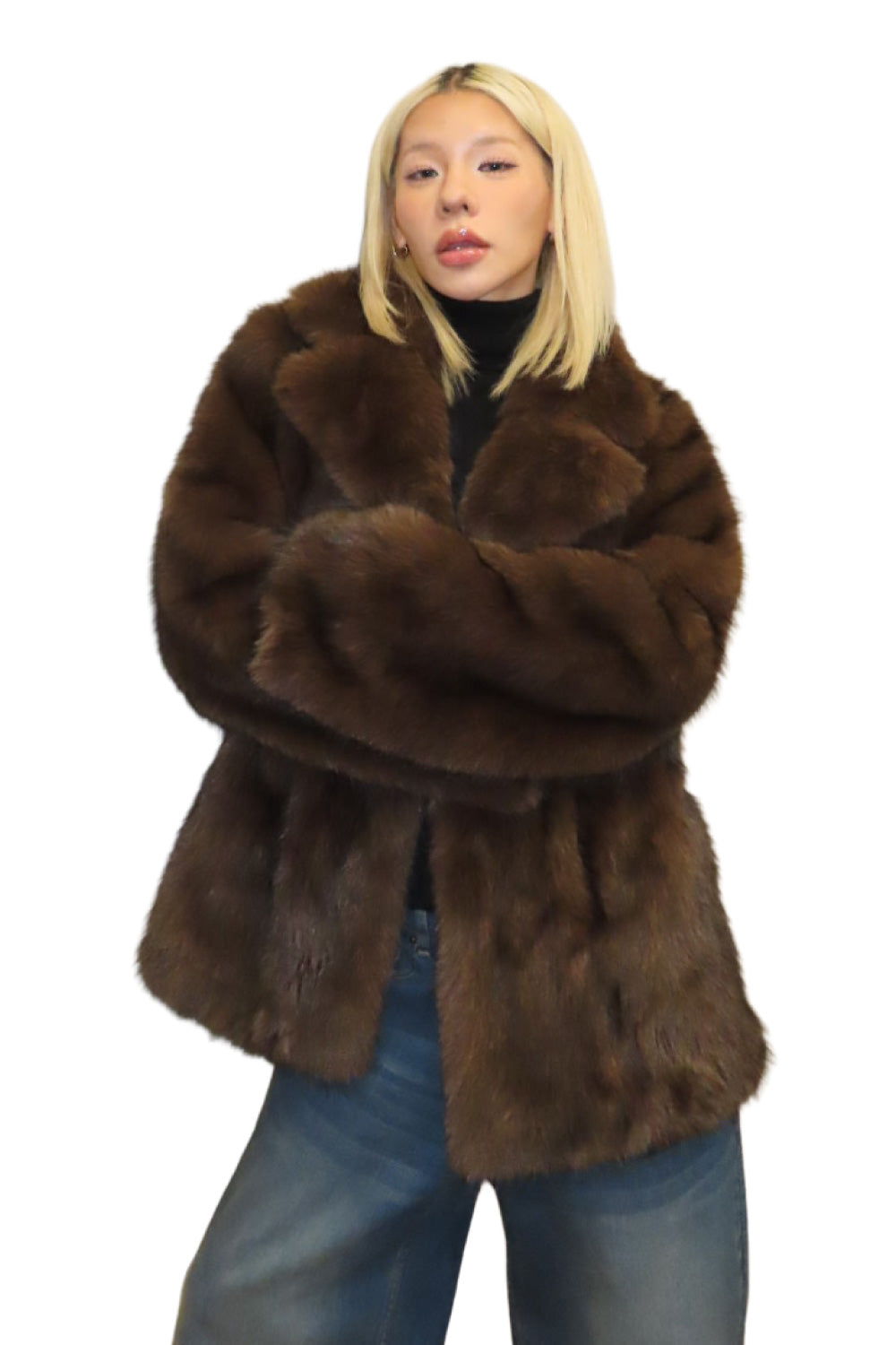 FAUX FUR COAT