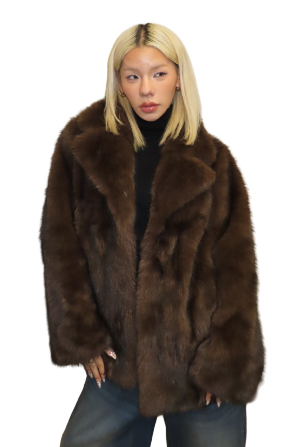 FAUX FUR COAT