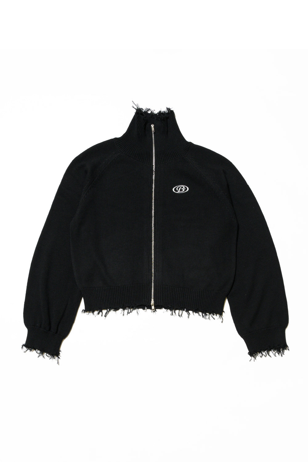 DAMAGE ZIP TURTLENECK