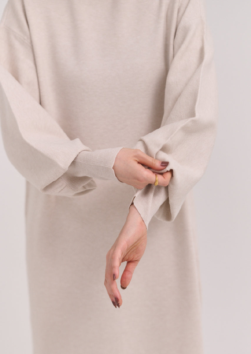 ボリュームスリーブワンピース