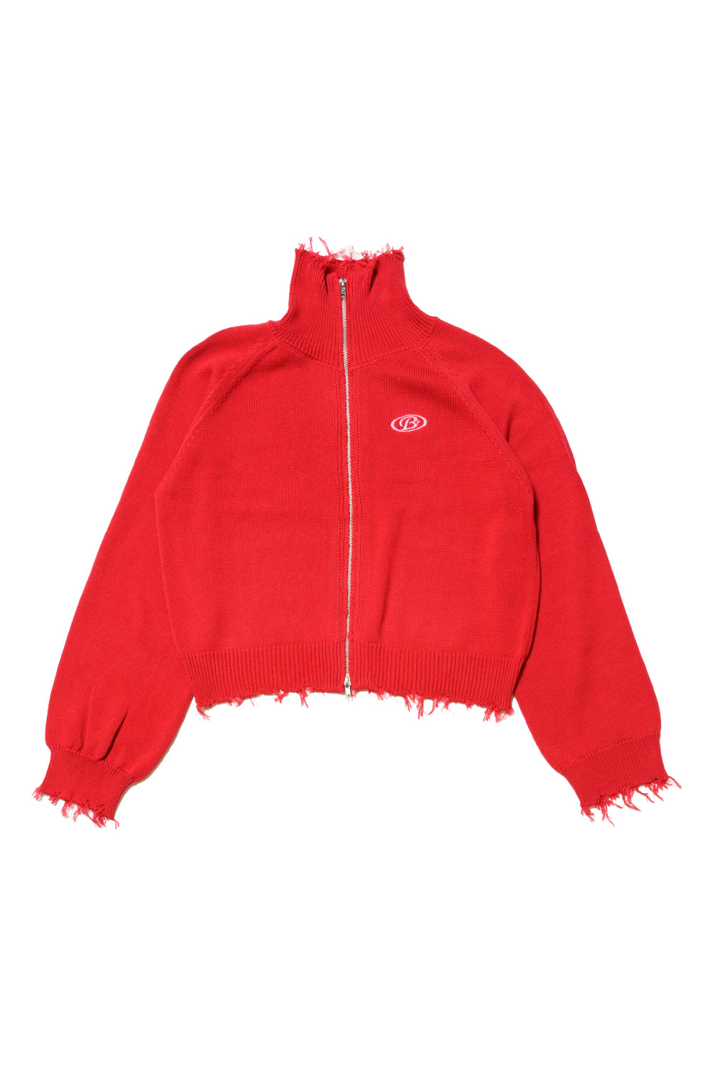 DAMAGE ZIP TURTLENECK