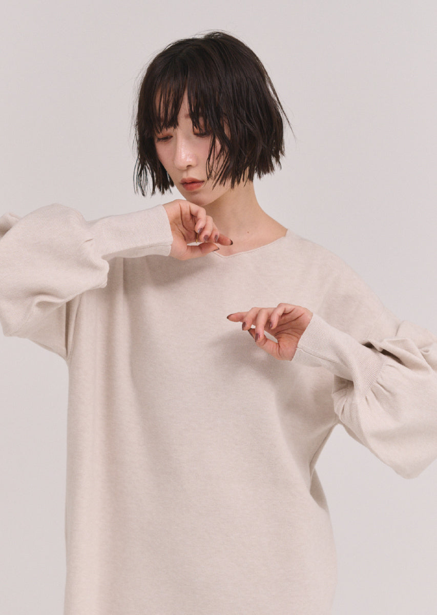 ボリュームスリーブワンピース