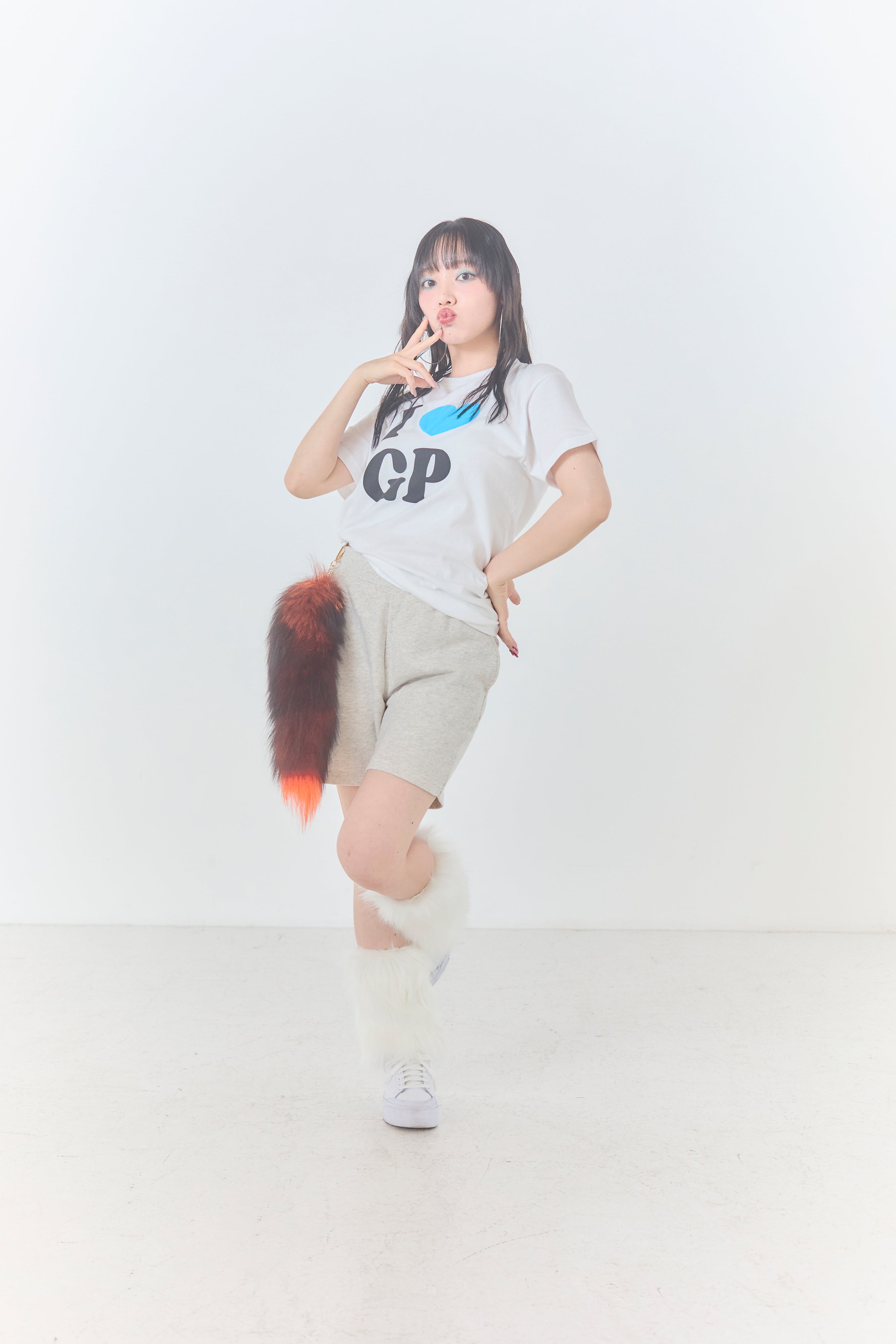I ♡ GANG PARADE T-Shirts+Short Pants SET (LIGHT BLUE)