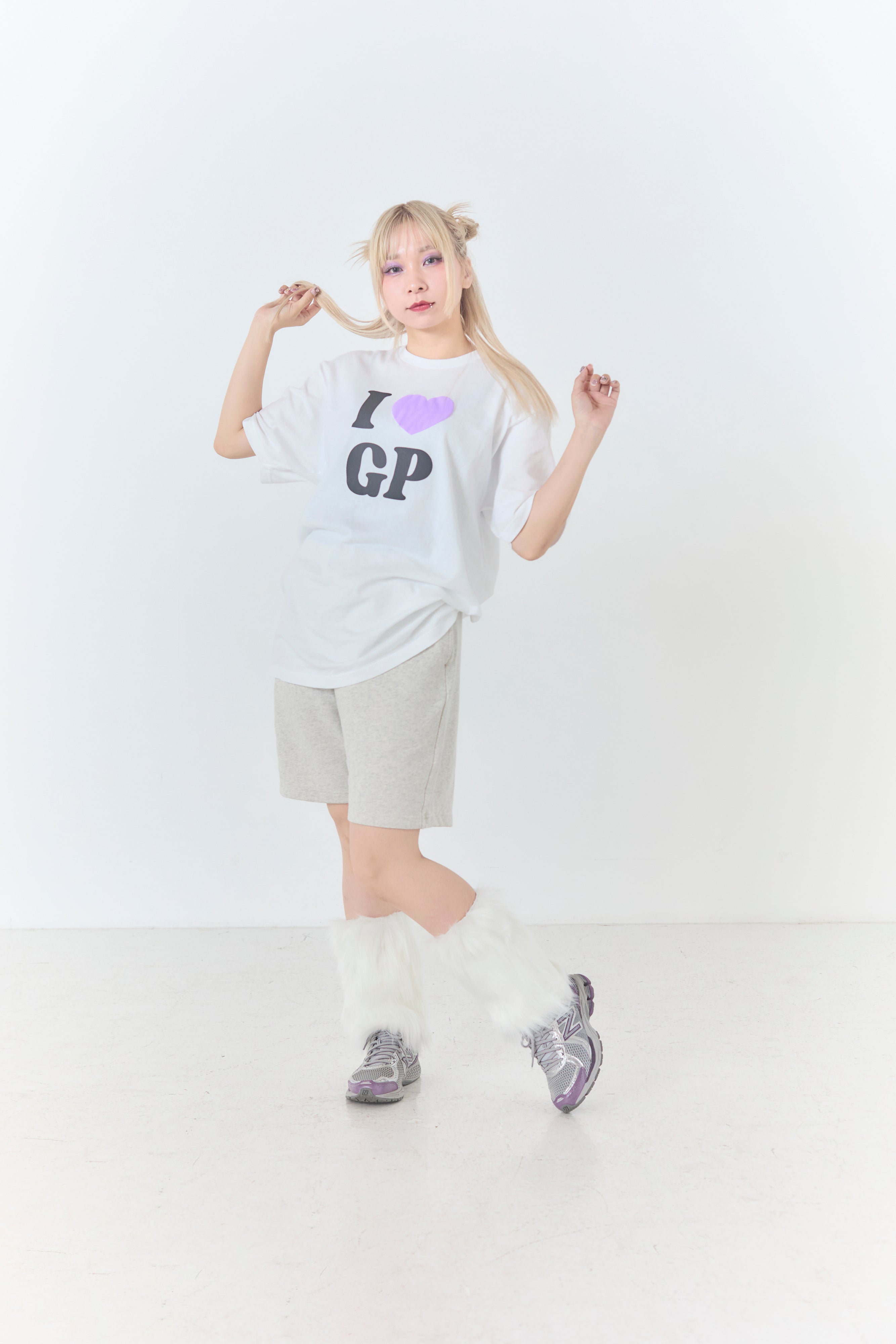 I ♡ GANG PARADE T-Shirts+Short Pants SET (PURPLE)