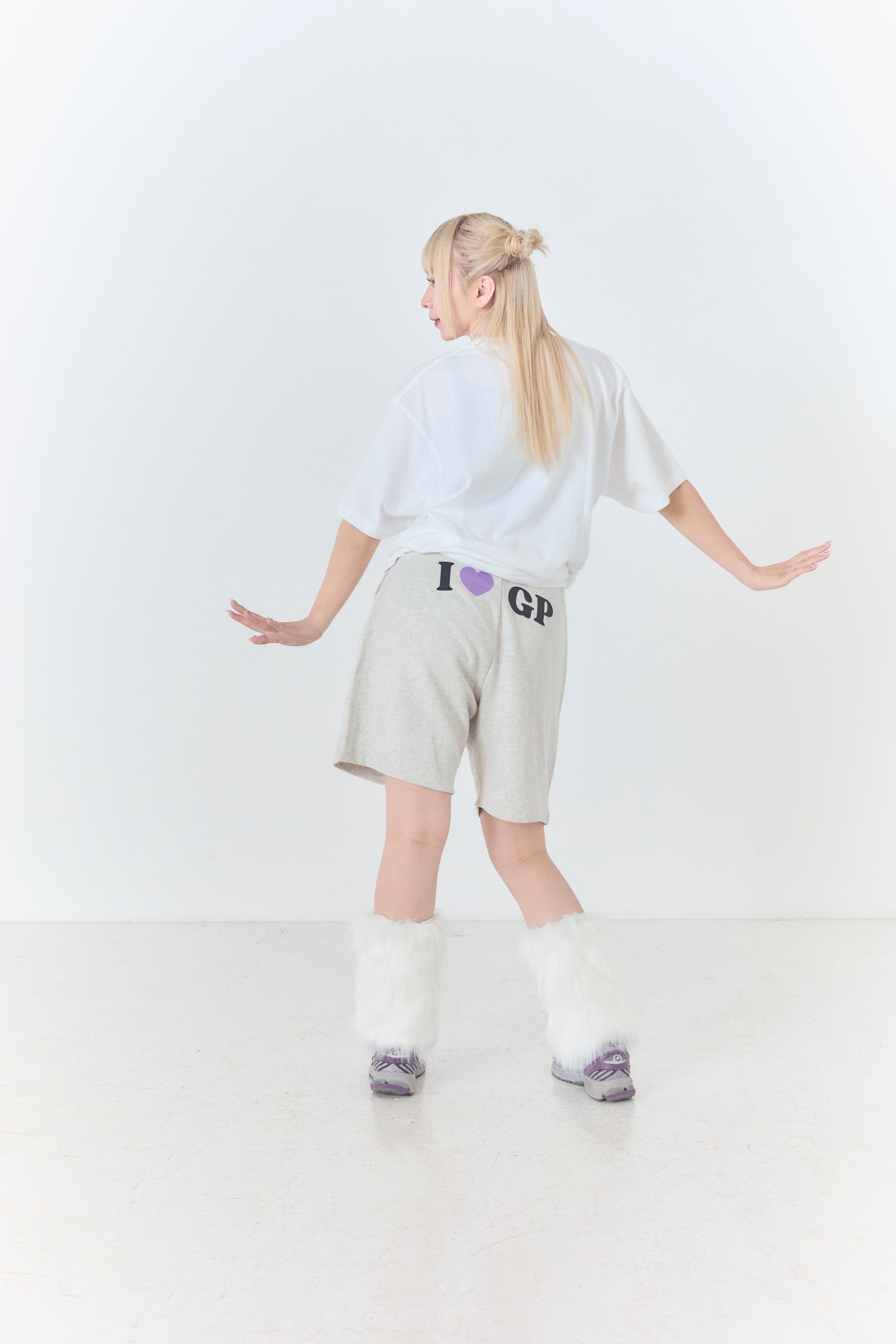 I ♡ GANG PARADE T-Shirts+Short Pants SET (PURPLE)