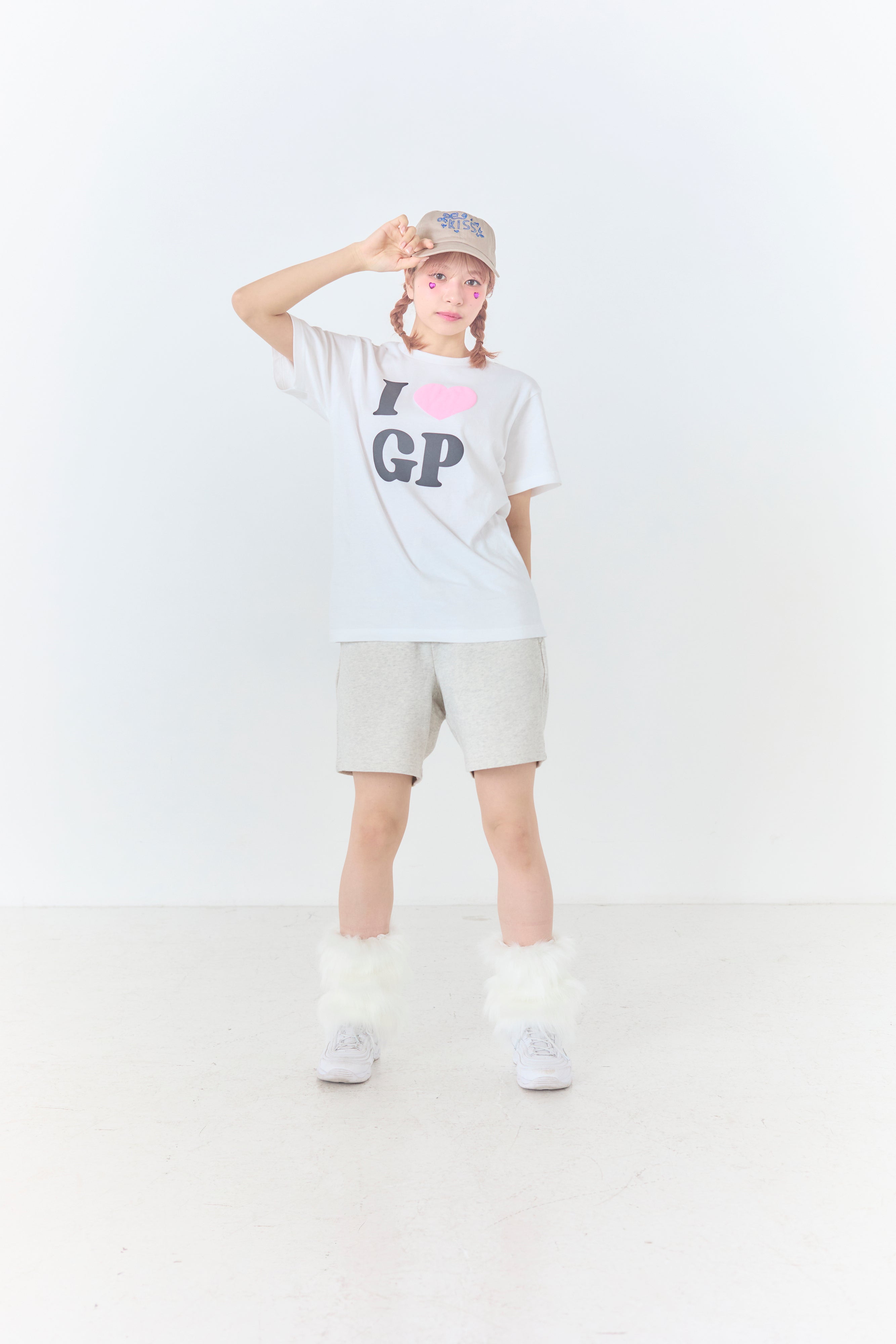 I ♡ GANG PARADE T-Shirts+Short Pants SET (LIGHT PINK)