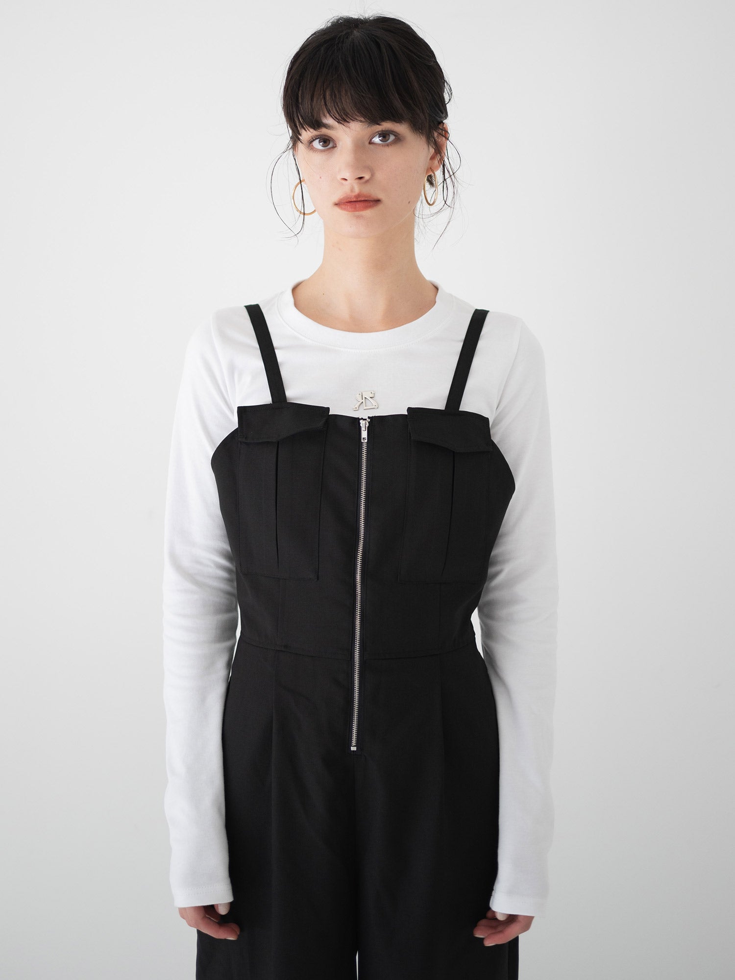 RNプレートクロップド ロンTee