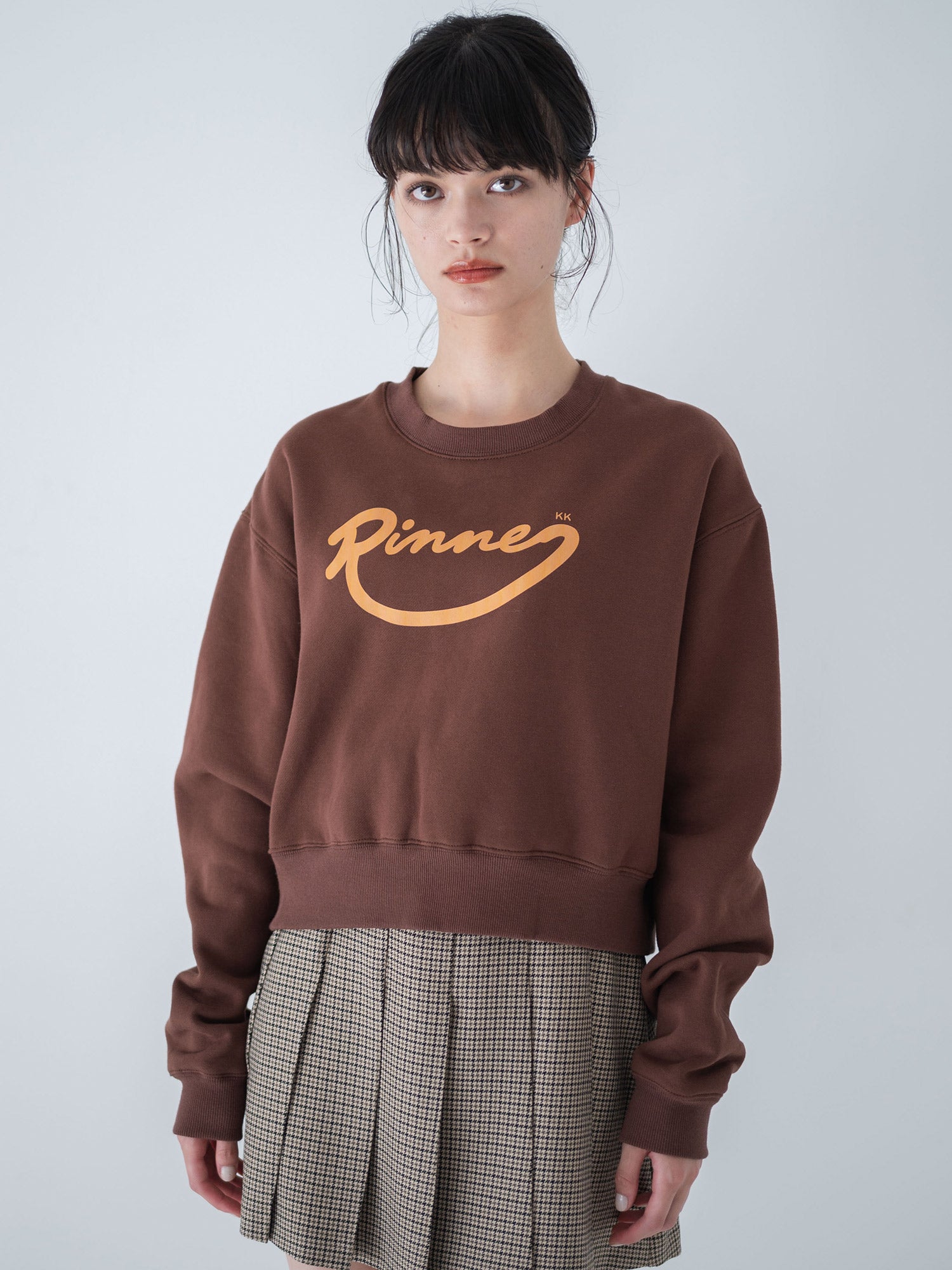 RINNUロゴショートスウェット