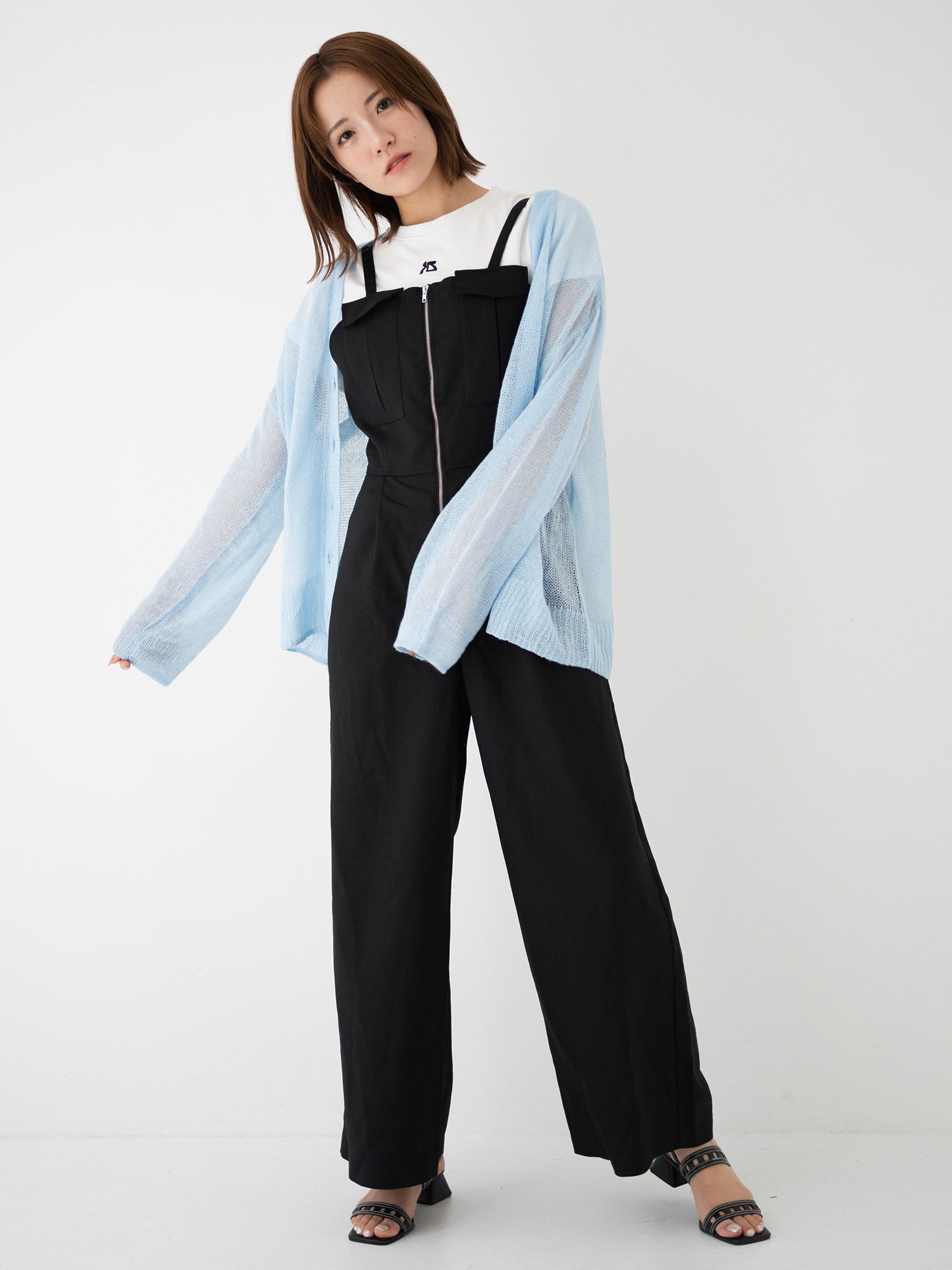 RNシアーショートカーディガン