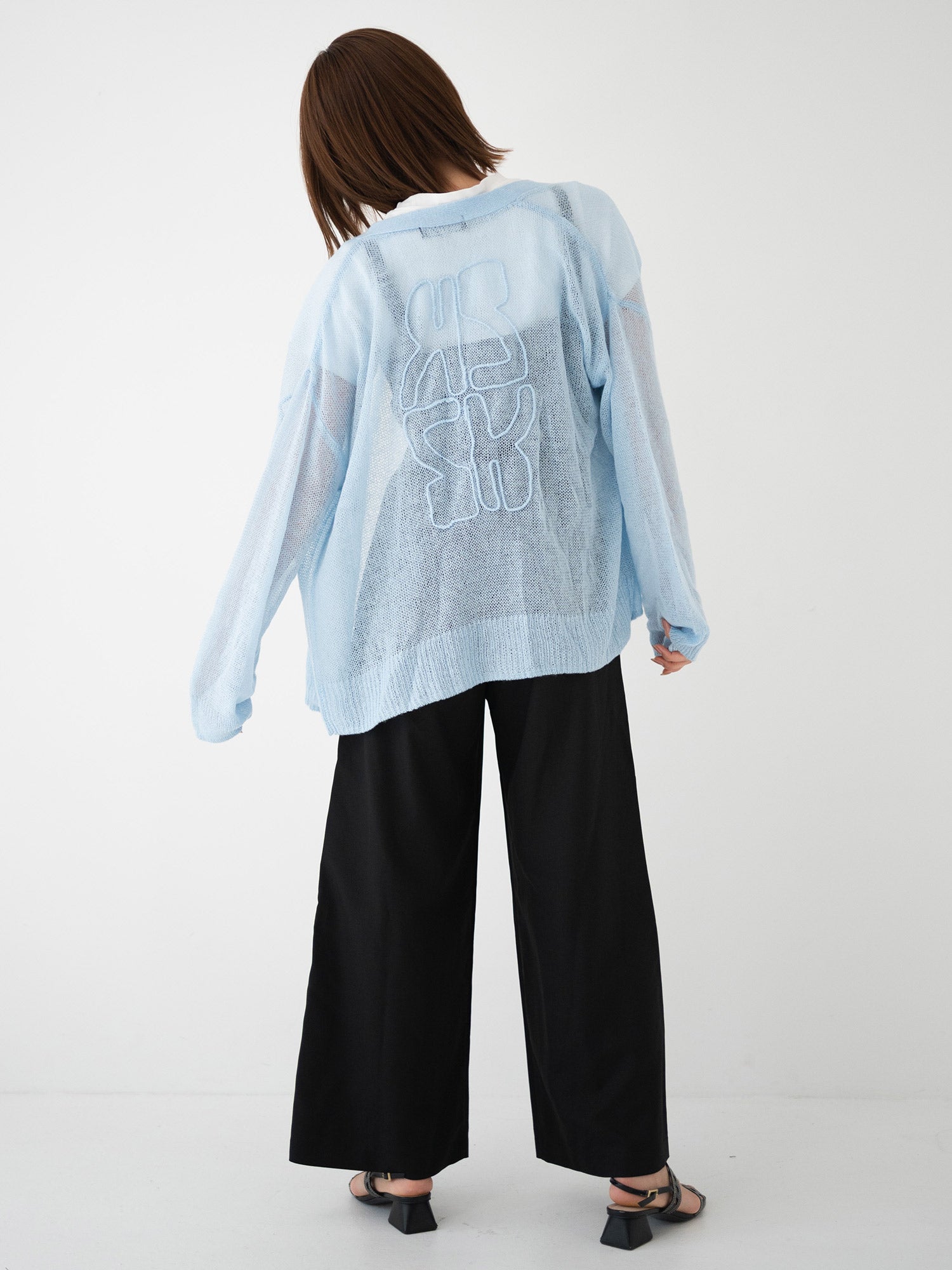 RNシアーショートカーディガン