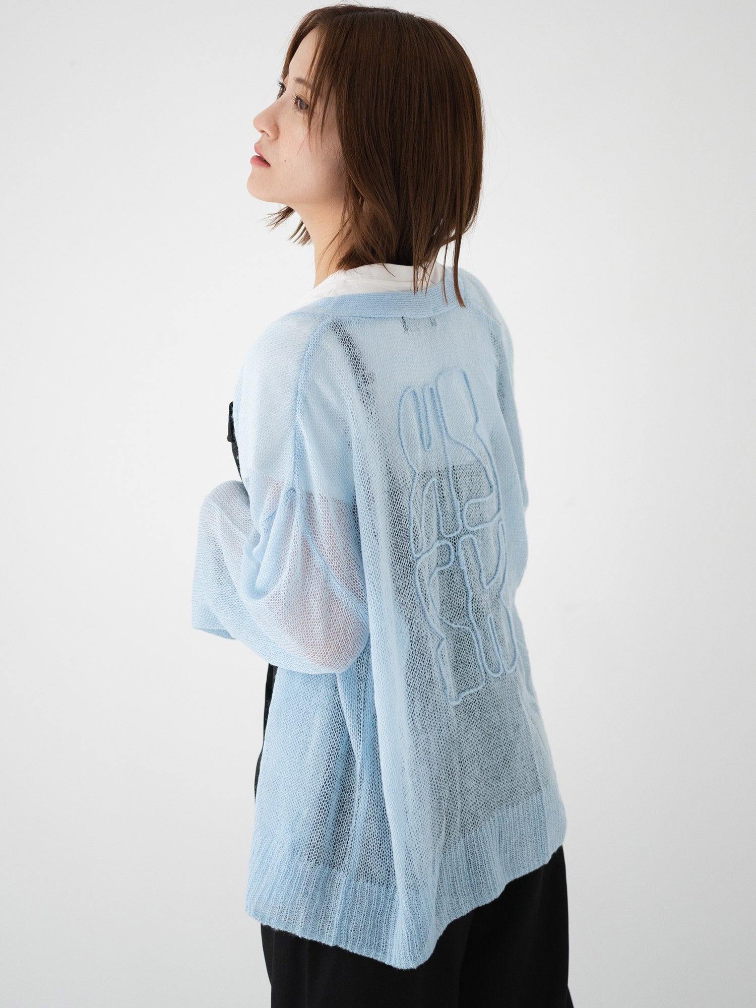 RNシアーショートカーディガン