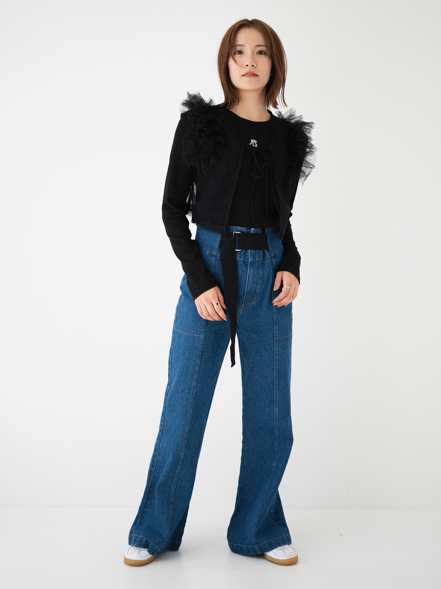 RNプレートクロップド ロンTee