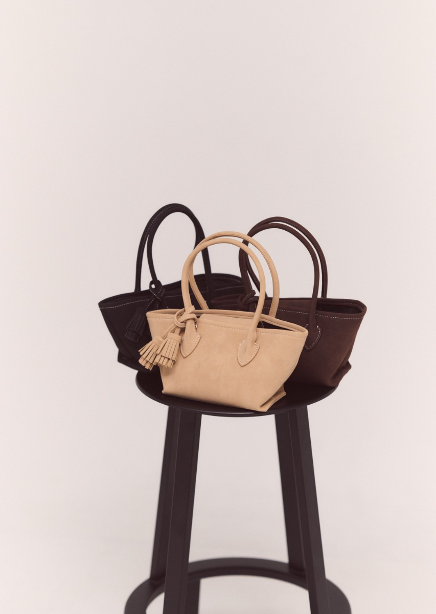 フェイクスエードタッセルトートBAG