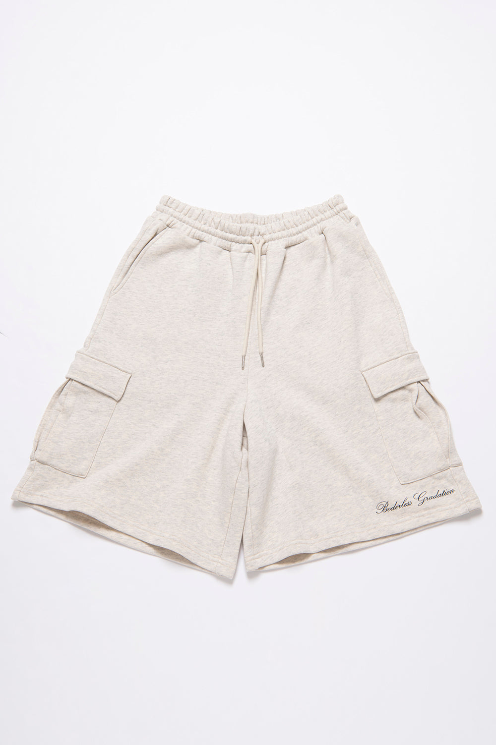 BORDERLESS GRADATION CARGO HALF PANTS