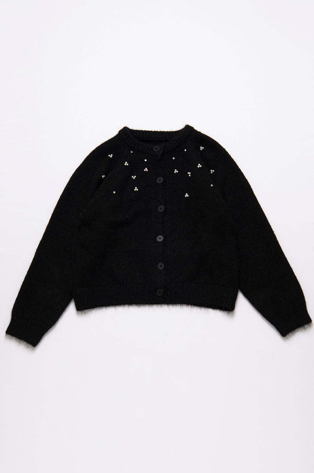 ラインストーンカーディガンセット