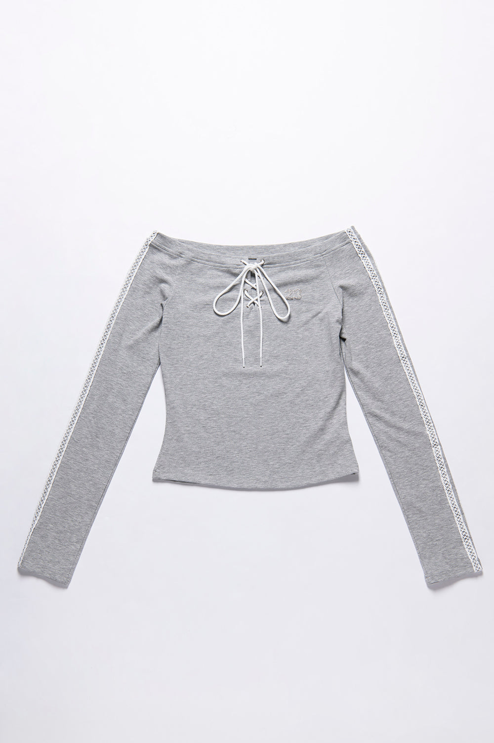 LACE UP OFF SHOULDER TOPS