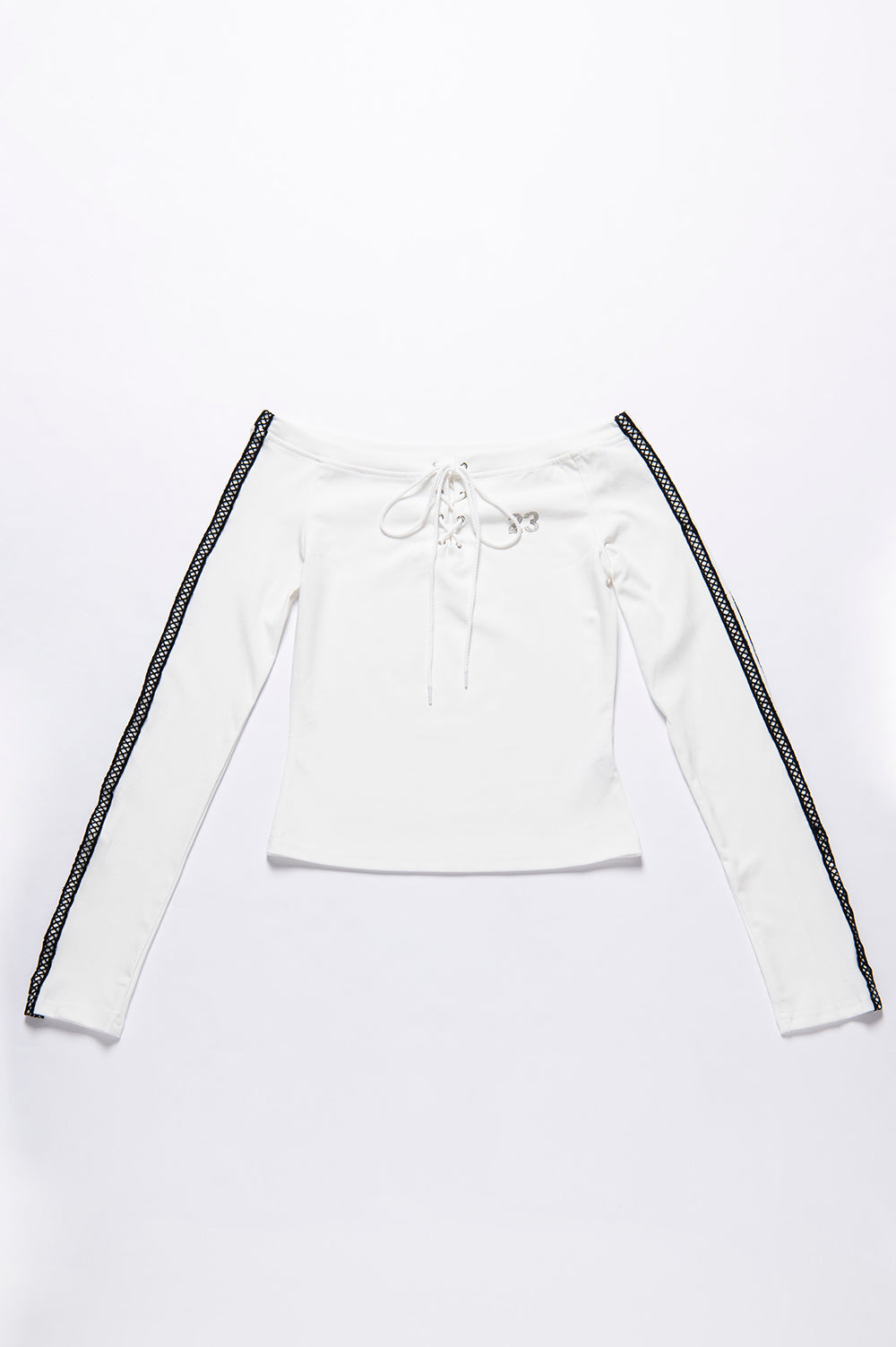 LACE UP OFF SHOULDER TOPS