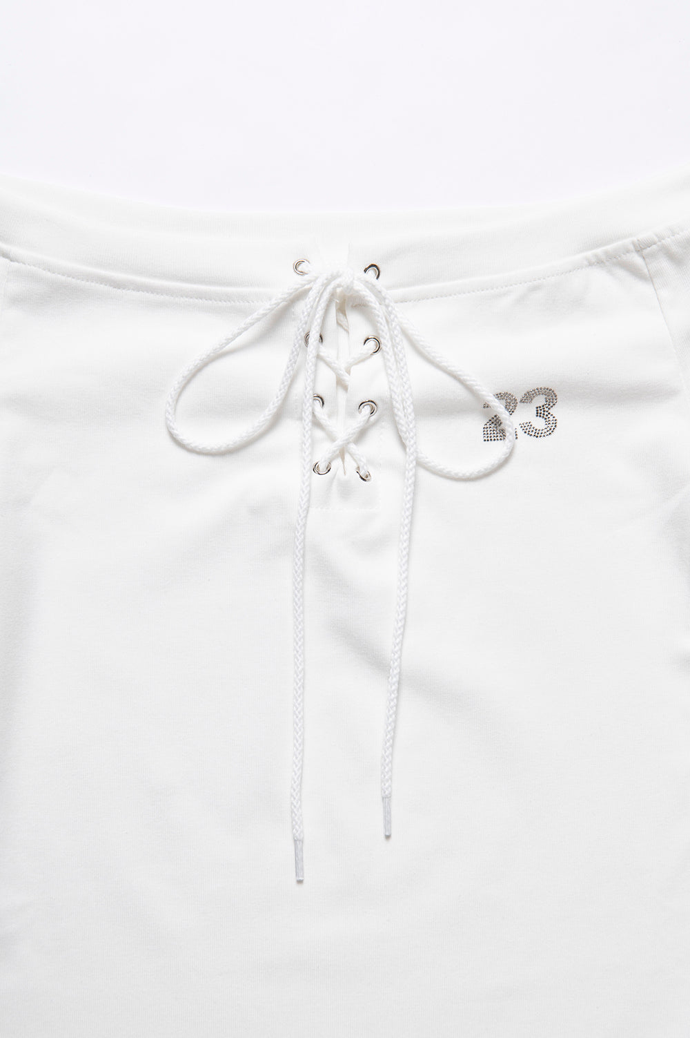 LACE UP OFF SHOULDER TOPS