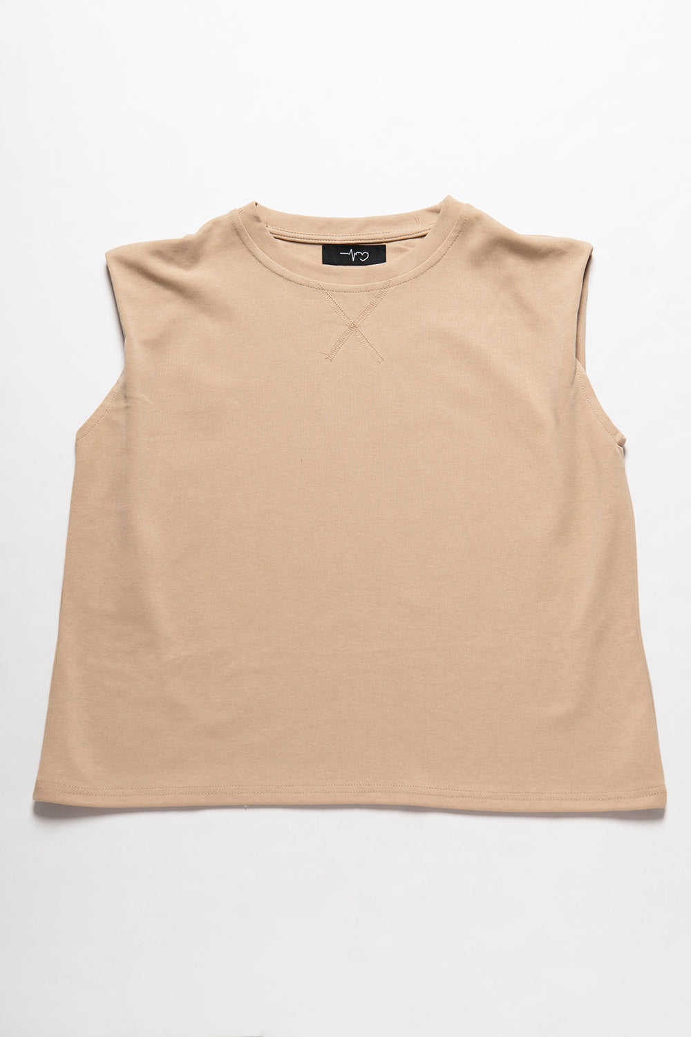 ノースリーブスウェットセットアップ